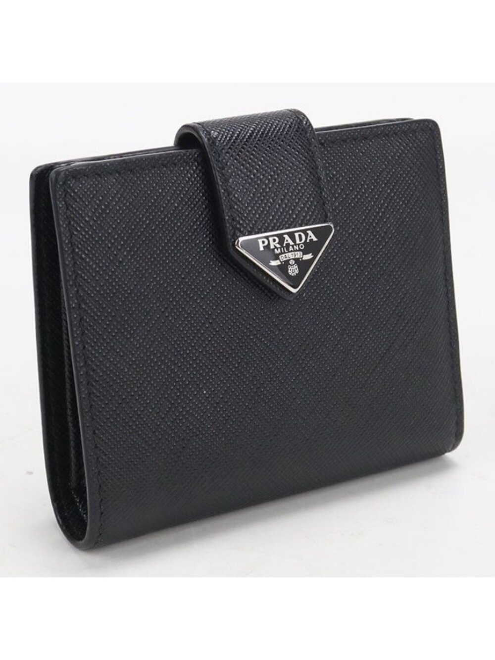 Prada Saffiano Wallet Bifold Wallet Leather